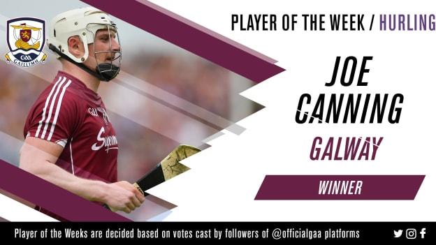 GAA.ie Hurler of the Week Joe Canning.