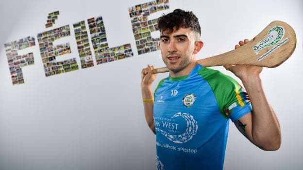 Limerick hurler Aaron Gillane pictured as John West announced their sponsorship extension of the Féile games until 2022.