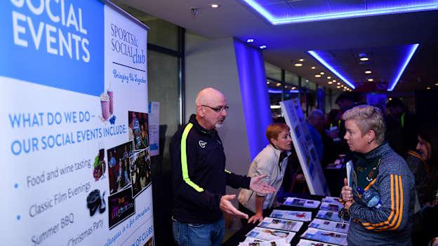 A general view of a stall during the GAA National Healthy Club Conference at Croke Park Stadium, in Dublin. 













