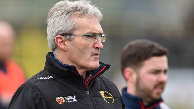 Carlow hurling manager Colm Bonnar.