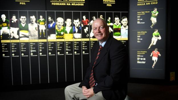  Former Cork footballer Larry Tompkins in attendance at the GAA Museum where he was inducted into the Hall of Fame during the GAA Museum Hall of Fame 2019 at Croke Park in Dublin.
