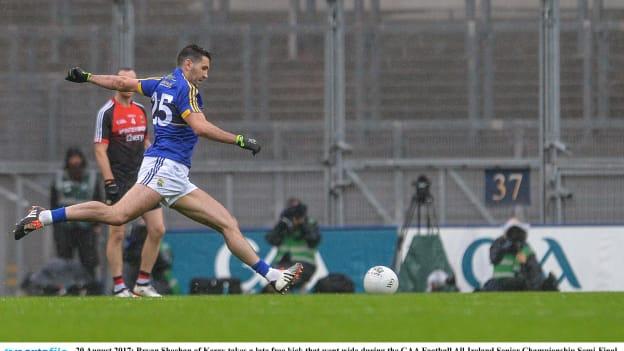 Bryan Sheehan during the 2017 drawn All Ireland SFC semi-final against Mayo at Croke Park.