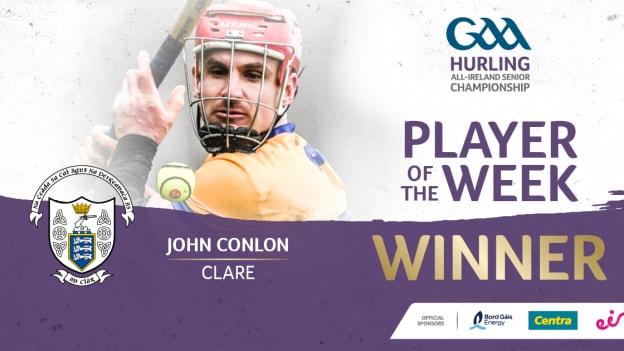 Clare's John Conlon is this week's GAA.ie Hurler of the Week. 