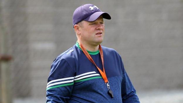 Bray Emmets manager, Paul Carley. 