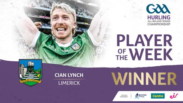 GAA.ie Hurler of the Week Cian Lynch.