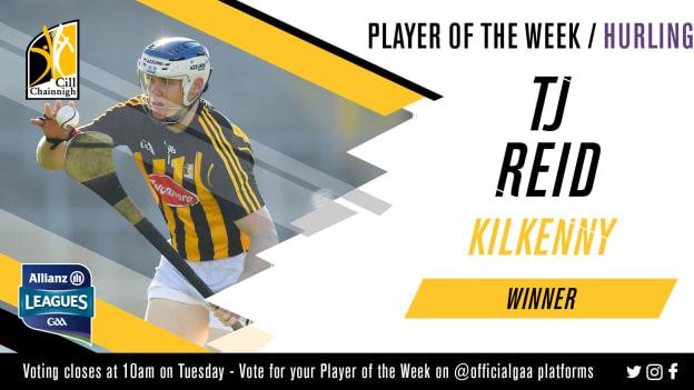 GAA.ie Hurler of the Week TJ Reid.