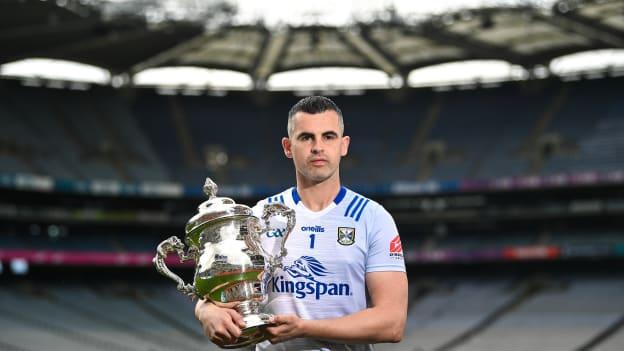 Raymond Galligan of Cavan during the Tailteann Cup launch at Croke Park in Dublin. Photo by David Fitzgerald/Sportsfile.