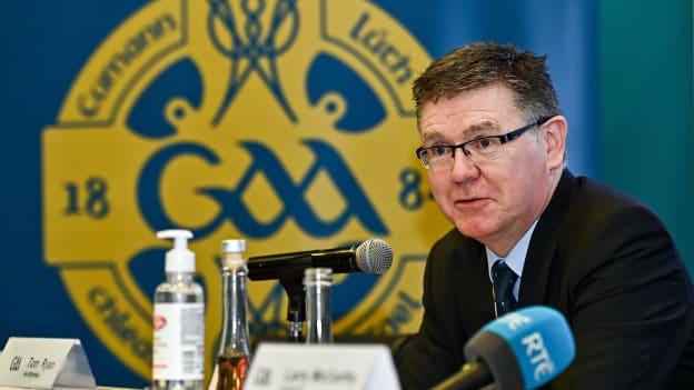 GAA Ard Stiúrthóir Tom Ryan pictured at the launch of the Annual Report.