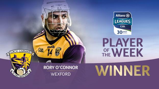 Rory O'Connor is this week's GAA.ie Hurler of the Week.