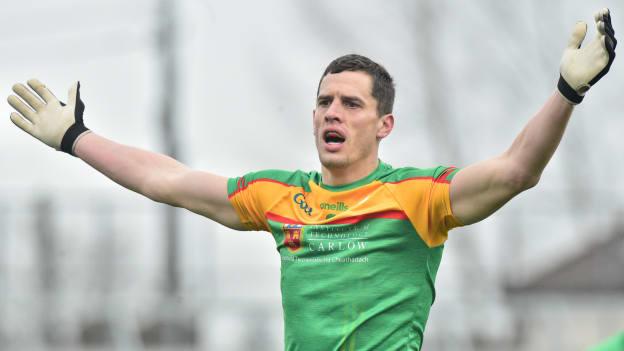 Influential Carlow midfielder Brendan Murphy.