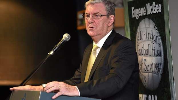 Eugene McGee pictured at the launch of his book 'The GAA in My Time' in 2014.
