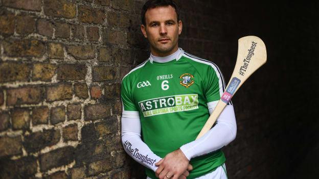 Liam Mellows joint captain David Collins.