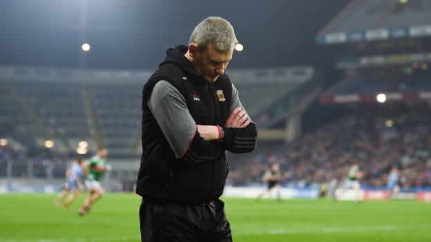 Mayo manager James Horan during Saturday's Allianz Football League defeat against Dublin at Croke Park.