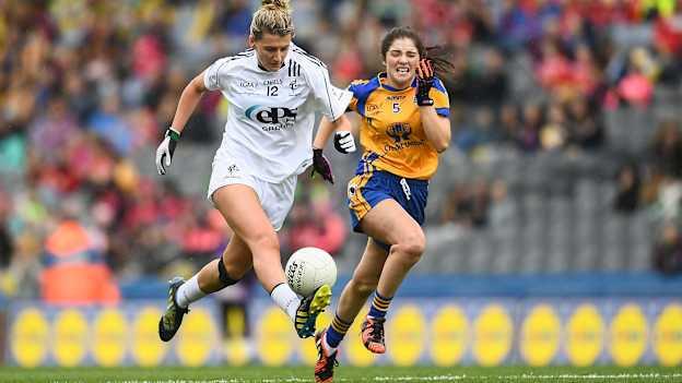 Eadoin Connolly scored a point for Kildare at Croke Park.