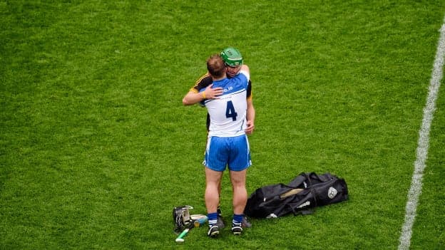 Eoin Murphy and Noel Connors following the 2015 All Ireland SHC semi final at Croke Park.