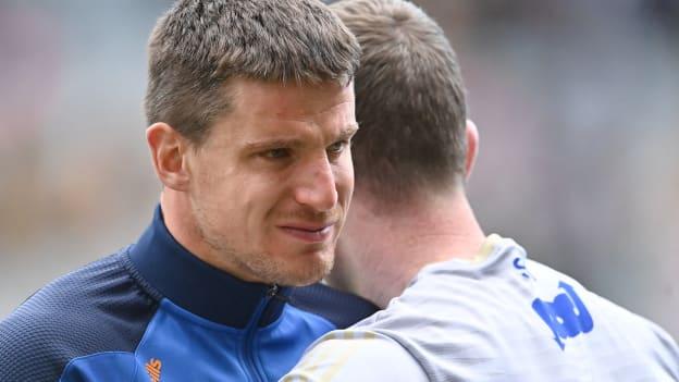 John Conlon of Clare after his side's defeat in the 2022 GAA Hurling All-Ireland Senior Championship Semi-Final match between Kilkenny and Clare at Croke Park in Dublin. Photo by Piaras Ó Mídheach/Sportsfile