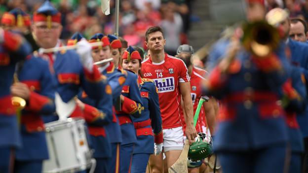 Seamus Harnedy before the 2018 All Ireland SHC Semi-Final involving Cork and Limerick at Croke Park.