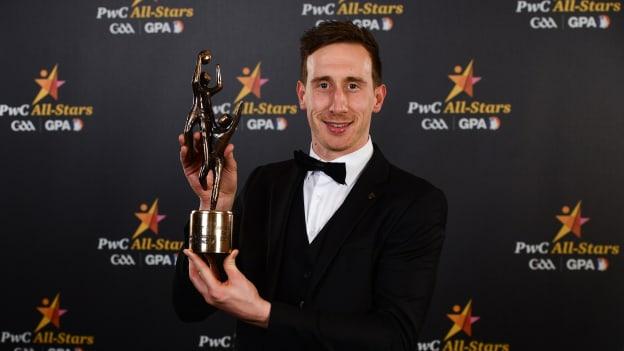 Colm Cavanagh pictured with his 2018 PwC Football All-Star.