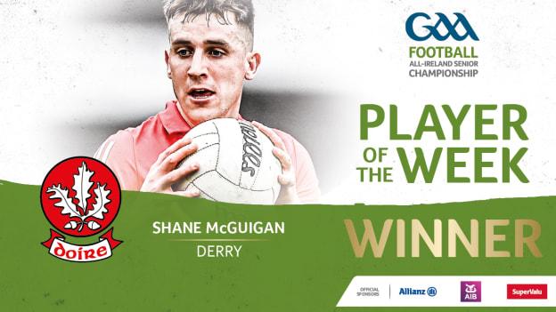 GAA.ie Footballer of the Week Shane McGuigan.