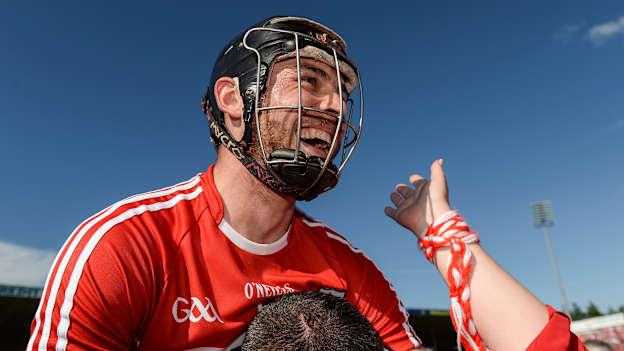 Christopher Joyce celebrates at Semple Stadium.