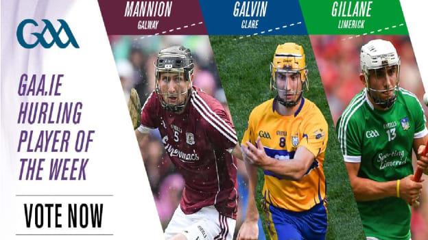 GAA.ie Hurler of the Week nominations.