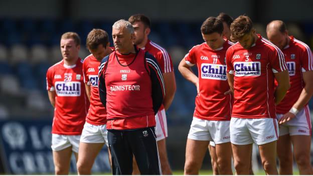 The Cork team before the game.