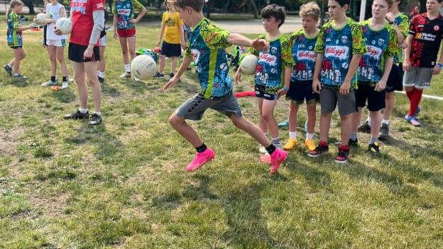 Many of the Chicago Cúl Camp coaches are J1 visa students who themselves attended Cúl Camps in the not too distant past. 