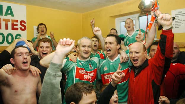 Ballina Stephenites celebrating Mayo glory in 2007.