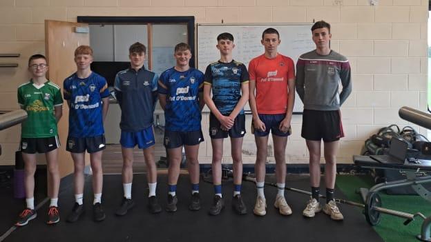 This photograph of members of the Clare Academy U-15 football and hurling panels illustrates the varying levels of physical maturity you're likely to find in this age-group. 