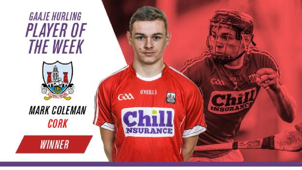 GAA.ie Hurler of the Week Mark Coleman.