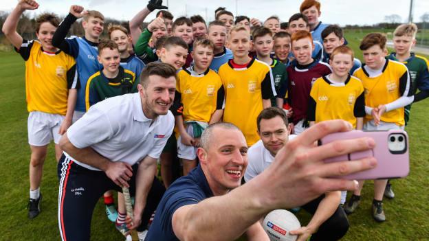 Patrick Horgan, Dean Rock, and Kieran Donaghy at the GAA Super Games National Blitz Day in partnership with Sky Sports.