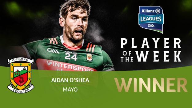 GAA.ie Footballer of the Week Aidan O'Shea.