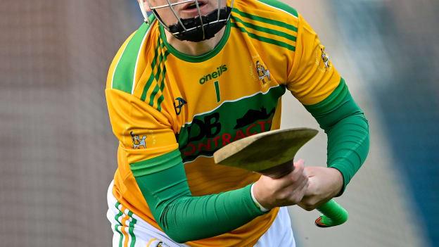 Dunloy goalkeeper Ryan Elliott.