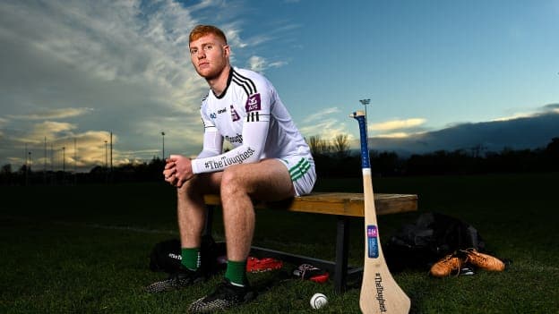 Ballyhale Shamrocks and Kilkenny hurler Adrian Mullen in attendance at the launch of this year’s AIB GAA Club Championships and AIB Camogie Club Championships, that will see AIB celebrating #TheToughest players of all: those who don’t quit, who keep going and persevere no matter what. These characteristics define the players who come back year after year and show up for their club when it matters most. 