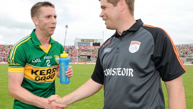 Marc Ó Sé and Kerry manager Eamonn Fitzmaurice.