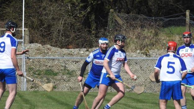 The Latton senior hurlers in action against Four Masters G.A.A. Club in the 2022 Ulster GAA Hurling Development League. 