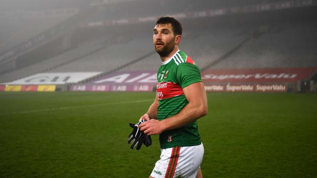 Mayo senior football captain Aidan O'Shea following the All Ireland semi-final win over Tipperary at Croke Park.