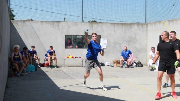 Shane Briody, pictured in one-wall handball action recently. 