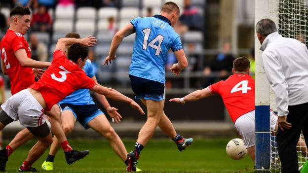 Con O'Callaghan struck a first half goal for Dublin against Louth.
