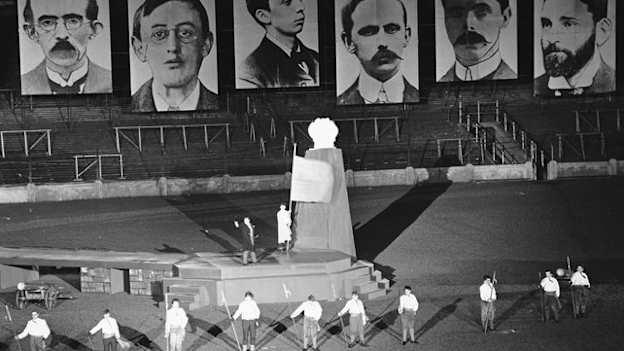 Aiséirí pageant taking place at Croke Park, 1966