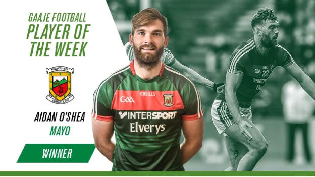 GAA.ie Footballer of the Week Aidan O Shea.