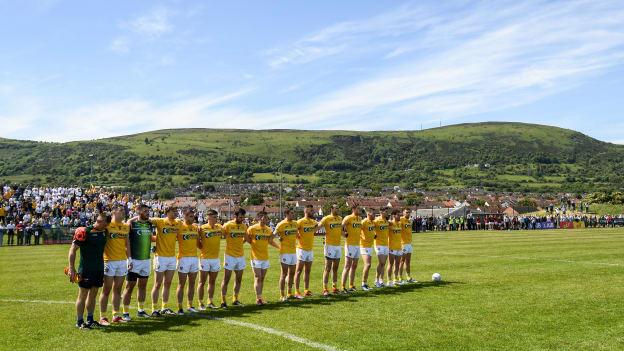 Lenny Harbinson is encouraged about Antrim's start in Division Four of the Allianz Football League.
