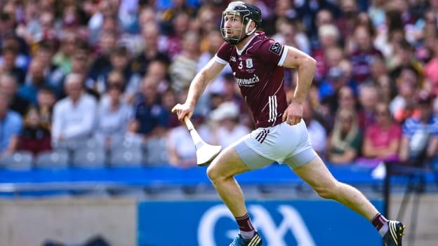 Galway's Pádraic Mannion in action during the Leinster SHC Final. Photo by Piaras Ó Mídheach/Sportsfile