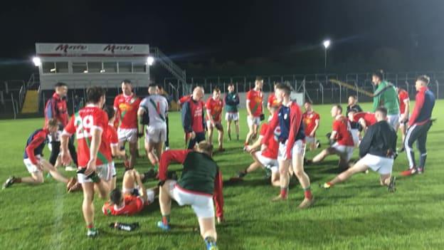Palatine players following their Carlow SFC Semi-Final victory.