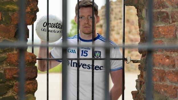 Conor McManus of Monaghan pictured during the official launch of the 2019 Ulster Senior Football Championship launch at the Hill of The O'Neill in Dungannon, Co Tyrone.