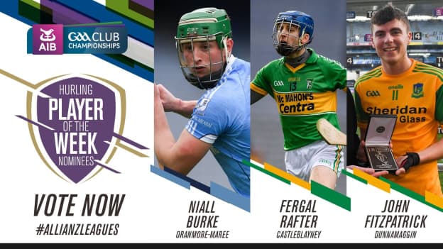 GAA.ie Hurler of the Week nominations.