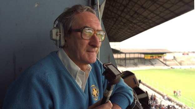 Former RTE Sports Journalist, Mick Dunne. 