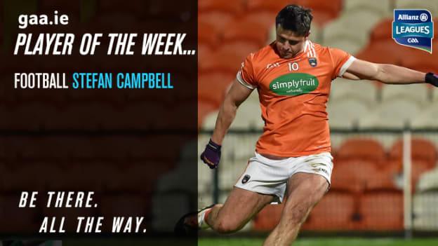 Stefan Campbell is the GAA.ie Football Player of the Week
