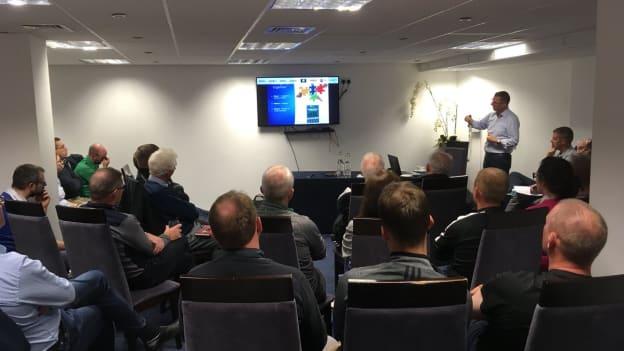 'Action Agents' from Kildare's hurling clubs pictured together at a recent progress update meeting. 