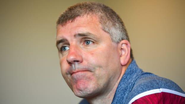 Galway manager Kevin Walsh pictured at a media event ahead of Sunday's Connacht SFC Final against Roscommon.